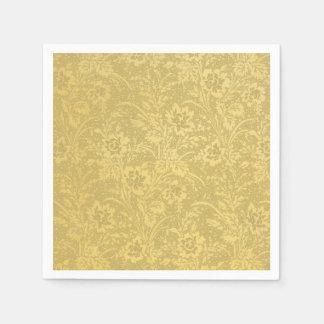 Serviette En Papier Or élégant