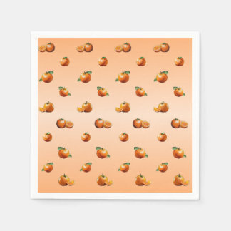 Serviette En Papier Orange