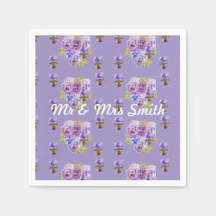 Serviette En Papier Orange Shabby Poppy Décor Serviette Serviette Serv