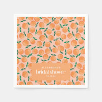 Oranges d'été Fruit Rose Fête de Mariage Personnal