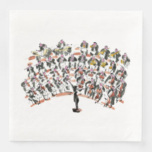Serviette En Papier Orchestre