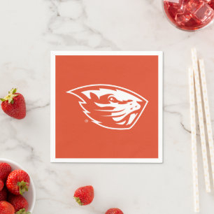 Serviette En Papier Oregon State Beavers   Tête de castor