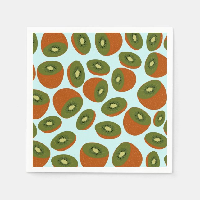 Serviette En Papier Oreiller à lancer Motif Kiwifruit (Devant)
