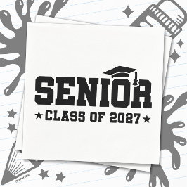 Serviette En Papier Orgueil de l'école année de fin d'études promotion