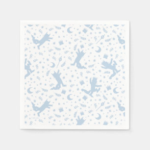 Serviette En Papier Où les choses sauvages Blue Floral