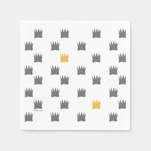 Serviette En Papier Où les choses sauvages sont Motifs de la Couronne