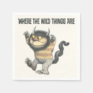 Serviette En Papier Où sont les choses sauvages Wild Thing