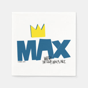 Serviette En Papier Où sont les monstres Max et couronne