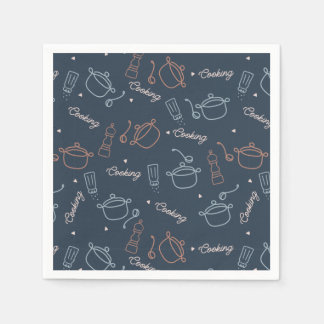 Serviette En Papier outils de cuisine de cuisine mignonne motif