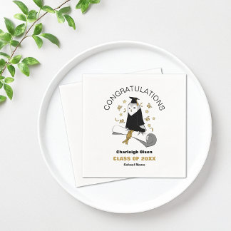 Serviette En Papier Owl Preschool / Kindergarten Graduation Party