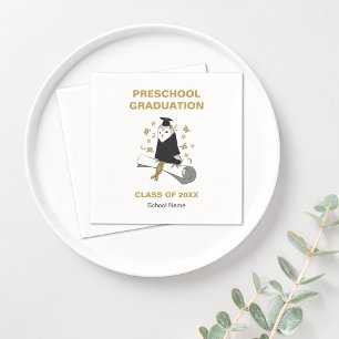 Serviette En Papier Owl Preschool / Kindergarten Graduation Party