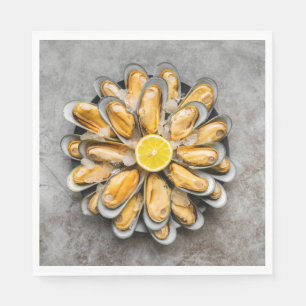 Serviette En Papier Oyster Platter