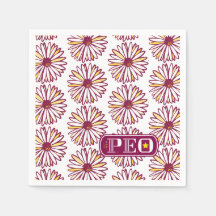 P.EO. Serviettes à cocktails