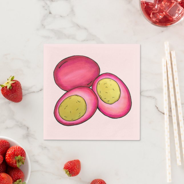 Serviette En Papier PA Néerlandais Nourriture Pické Dur Bois de better (En situation)