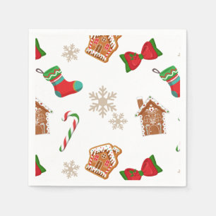 Serviette En Papier Pain d'épice de Noël