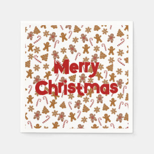 Serviette En Papier Pain d'épices Cookies et Sucres de canne