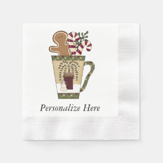 Serviette En Papier pain d'épices de Noël