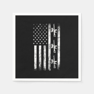 Serviette En Papier Paintball USA Flag Paintball Player Paintball Mark