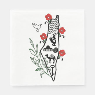 Serviette En Papier Palestinian Napkin