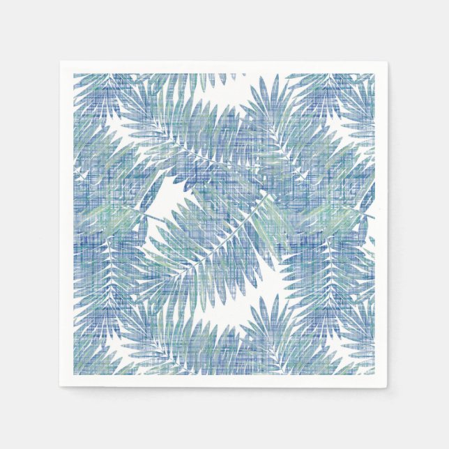 Serviette En Papier Palm feuille, tropical, Botanique, feuille, jungle (Devant)