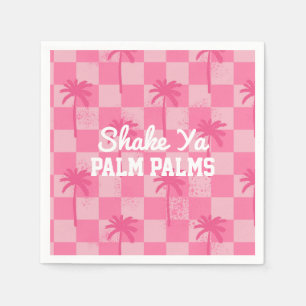 Serviette En Papier Palm Springs Party Shake Ya Palm Palm Napkins