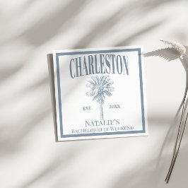 Serviette En Papier Palmiers de luxe Charleston Bachelorette côtière