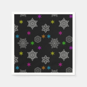 Serviette En Papier Paniers à neige brillants