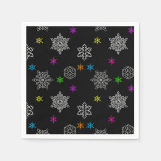 Serviette En Papier Paniers à neige brillants