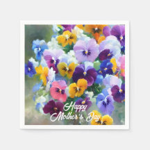 Pansies Bonne fête des mères
