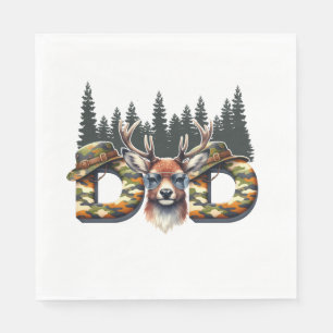 Serviette En Papier Papa chasse