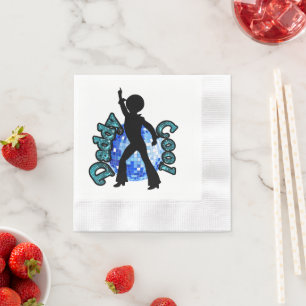 Serviette En Papier Papa Cool Disco Dance Père Day Napkins