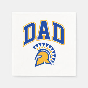 Serviette En Papier Papa de Spartans d'état de San Jose