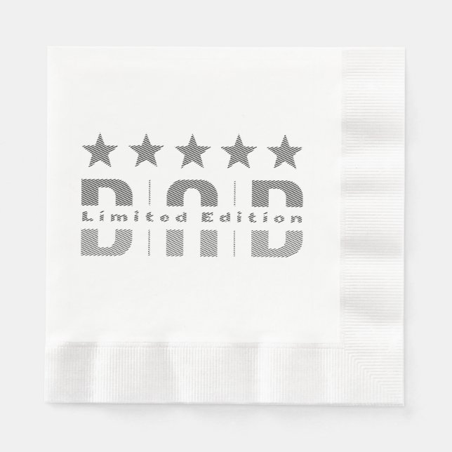 Serviette En Papier Papa Limited Edition (Devant)