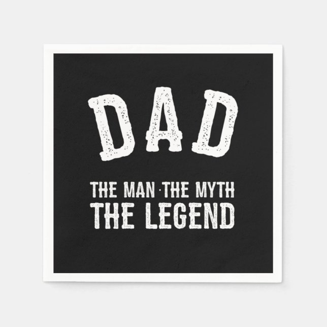 Serviette En Papier Papa The Man (Devant)