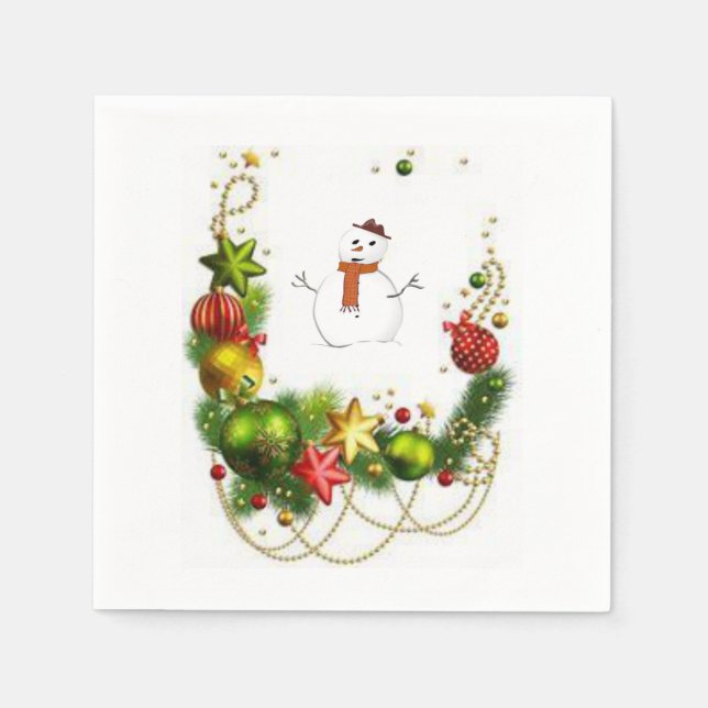 Serviette En Papier Papier (Devant)