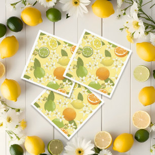 Serviette En Papier Papier à agrumes d'été