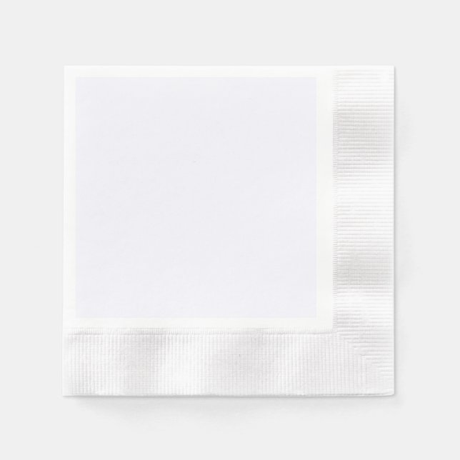 Serviette En Papier Papier à Cocktail blanc Fantôme Napkin (Devant)