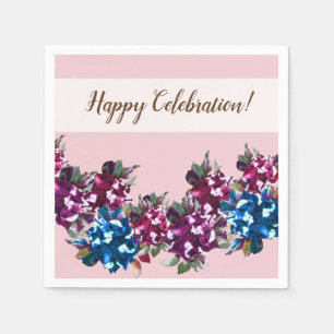 Serviette En Papier Papier à cocktail floral