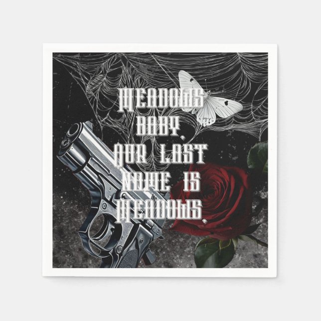 Serviette En Papier Papier à cocktails Napkin Hauning Adeline Zade Mea (Devant)