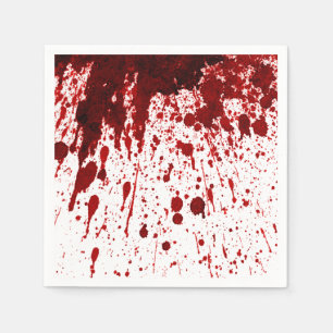 Serviette En Papier Papier à cocktails Napkin Splatter Vampire Gothi