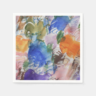 Serviette En Papier Papier à éclaboussure couleur Napkin