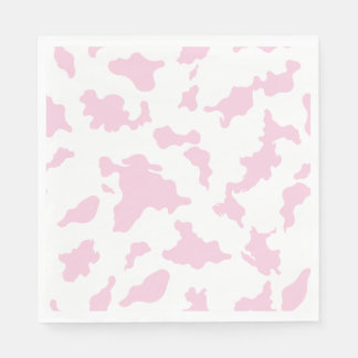 Serviette En Papier Papier à imprimer de vache rose Naples