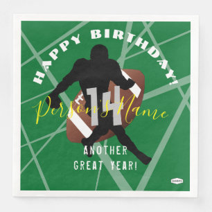 Serviette En Papier Papier à thème de FOOTBALL Napkins HAMbyWG