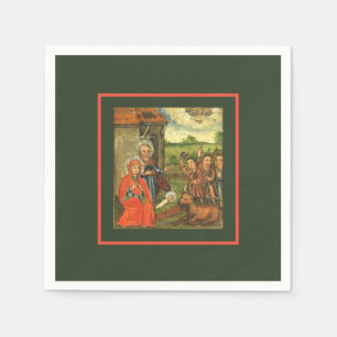 Serviette En Papier Papier allemand RENAISSANCE NATIVITÉ Napkin