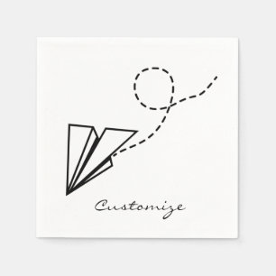 Serviette En Papier Papier avion vol Thunder_Cove