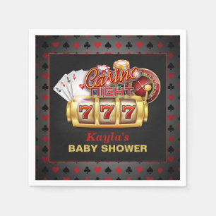 Serviette En Papier Papier Baby shower Casino Napkins
