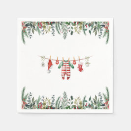 Serviette En Papier Papier Baby shower d'hiver Napkin