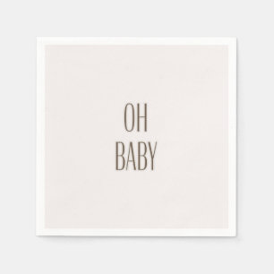Serviette En Papier Papier Baby shower pour bébé bleu