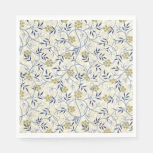 Serviette En Papier Papier bleu Jasmine