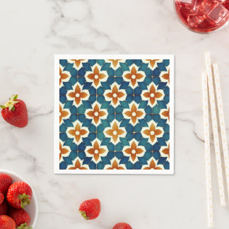 Serviette En Papier Papier carrelage marocain Napkin